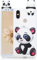 Voor Xiaomi Mi 6X / A2 schokbestendig Cartoon TPU beschermhoes (Panda)