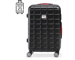 Monzana Exopack hardcase koffer zwart 67x44x28cm