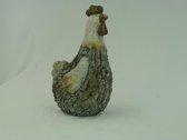 Tuinbeeld Haan polystone 23x15x24cm