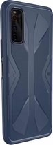 Voor vivo iQOO Neo3 Butterfly Shadow schokbestendig rubberen TPU beschermhoes (blauw)