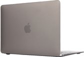 Apple MacBook 12 (2015-2017) Case - Mobigear - Matte Serie - Hardcover - Grijs - Apple MacBook 12 (2015-2017) Cover