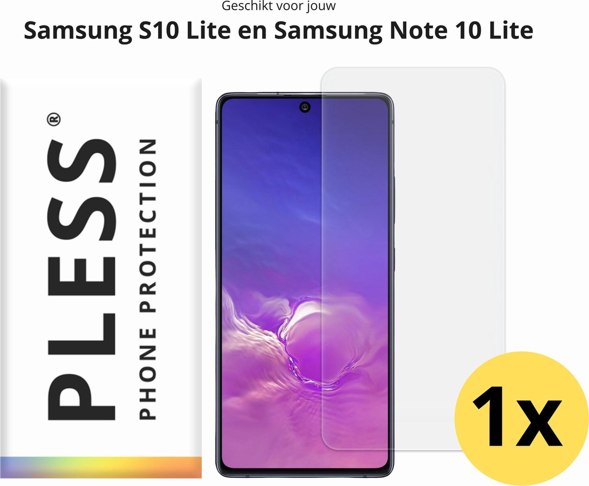 Samsung Note 10 Lite Screenprotector Glas - 1x - Pless®