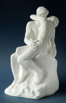 Le Baiser 26 cm marmor The Kiss van Rodin wit De Kus