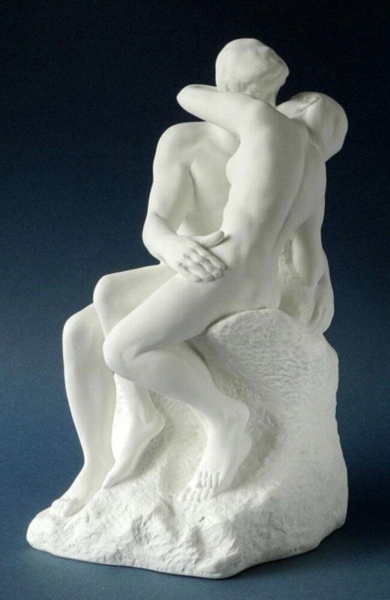 Le Baiser marmor The Kiss van Rodin wit De Kus