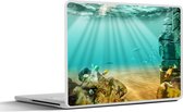 Laptop sticker - 14 inch - Zee - Vissen - Water - 32x5x23x5cm - Laptopstickers - Laptop skin - Cover