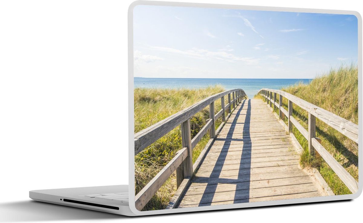 Afbeelding van product SleevesAndCases  Laptop sticker - 14 inch - Strand - Pad - Europa