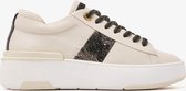 VIA VAI Jessy Stripe Sneakers - Leer - Beige - Maat 41