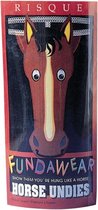 Sexy-Slip Paard Mannen String - One Size - Bruin