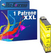 PlatinumSerie 1x inkt cartridge alternatief voor Epson T1294 Yellow