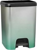 PEDAL huisvuilemmer KLASSE 26 liter groen metallic
