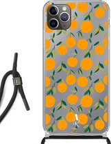 iPhone 11 Pro Max hoesje met koord - Oranges
