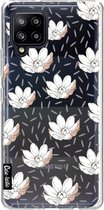 Casetastic Samsung Galaxy A42 (2020) 5G Hoesje - Softcover Hoesje met Design - Sprinkle Flowers Print