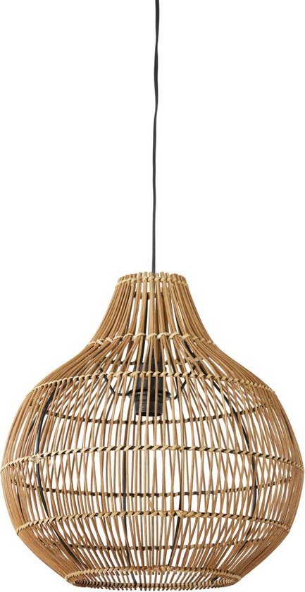 Lampe à Suspension Pacino Light & Living - Rotin Marron Foncé - Ø40x41,5 cm