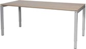 Verstelbaar bureau - Slinger 200x80 Havana Kersen - alu frame