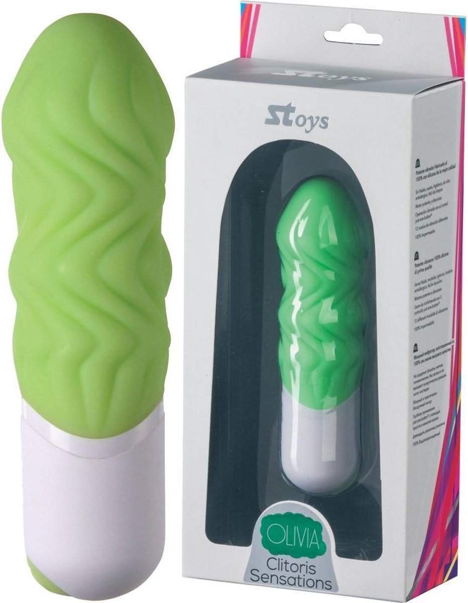 Goedkoopste SToys Vibrator Love Toy Olivia Silicone Groen