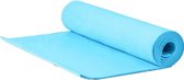 Yogamat/fitness mat blauw 180 x 50 x 0.5 cm - Sportmat/pilatesmat - Thuis sporten