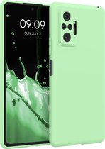 kwmobile telefoonhoesje voor Xiaomi Redmi Note 10 Pro - Hoesje voor smartphone - Back cover in mat mintgroen