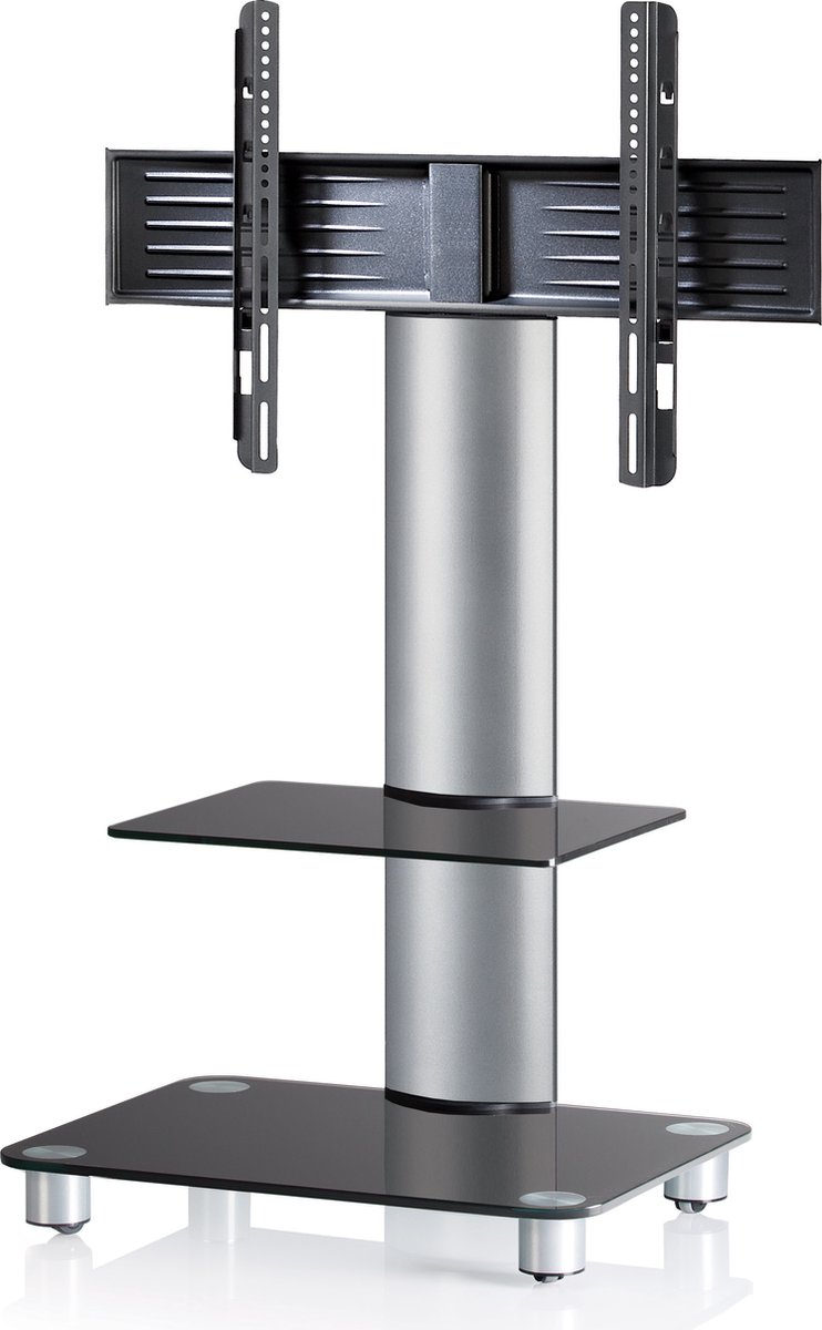 VCM Morgenthaler 17115 flat panel vloer standaard 177,8 cm (70'') Portable flat panel floor stand Zwart, Zilver