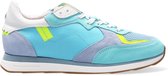 Floris Van Bommel 85326 Lage sneakers - Leren Sneaker - Dames - Groen - Maat 38