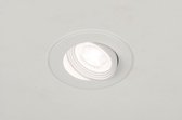 Lumidora Inbouwspot 73882 - Ingebouwd LED - 8.0 Watt - 650 Lumen - 3000 Kelvin - Wit - Aluminium - Badkamerlamp - IP44 - ⌀ 9.5 cm