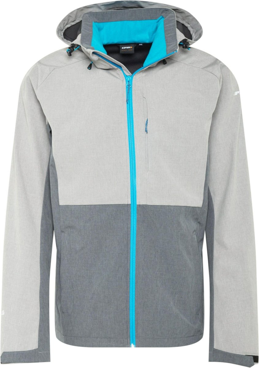 Icepeak outdoorjas bassum Gemêleerd-54 Grijs