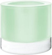 Theelichthouder - Waxinelichthouder Set - 12 stuks - Perle Watergroen - 7x6cm