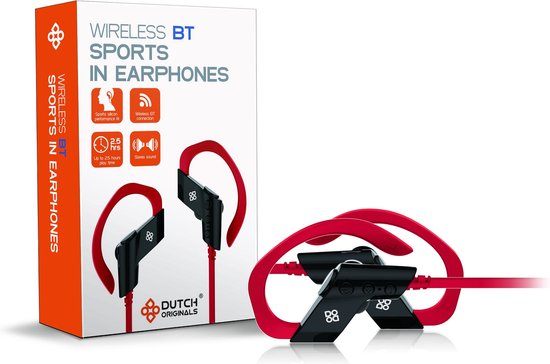 DUTCH ORIGINALS Bluetooth Oordoppen, In-oor Draadloos, In ear Headphones  Sport met... | bol.com