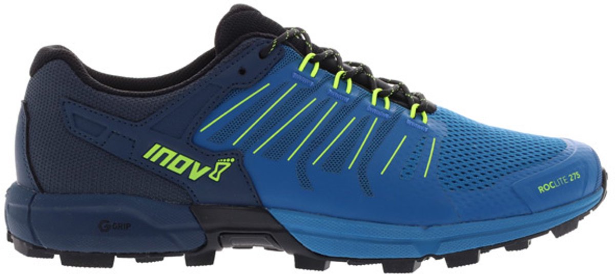 Inov-8 Roclite 275 Heren - Sportschoenen - Hardlopen - Trail - navy/geel