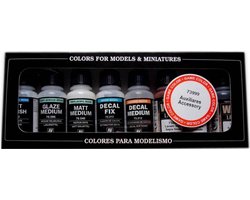 Vallejo Modelbouwdecoratie - 73999 Game Color - Auxiliary Set Effecten set