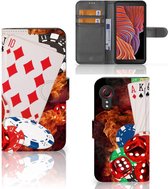 GSM Hoesje Samsung Galaxy Xcover 5 | Xcover 5 Enterprise Edition Wallet Book Case Personaliseren Casino