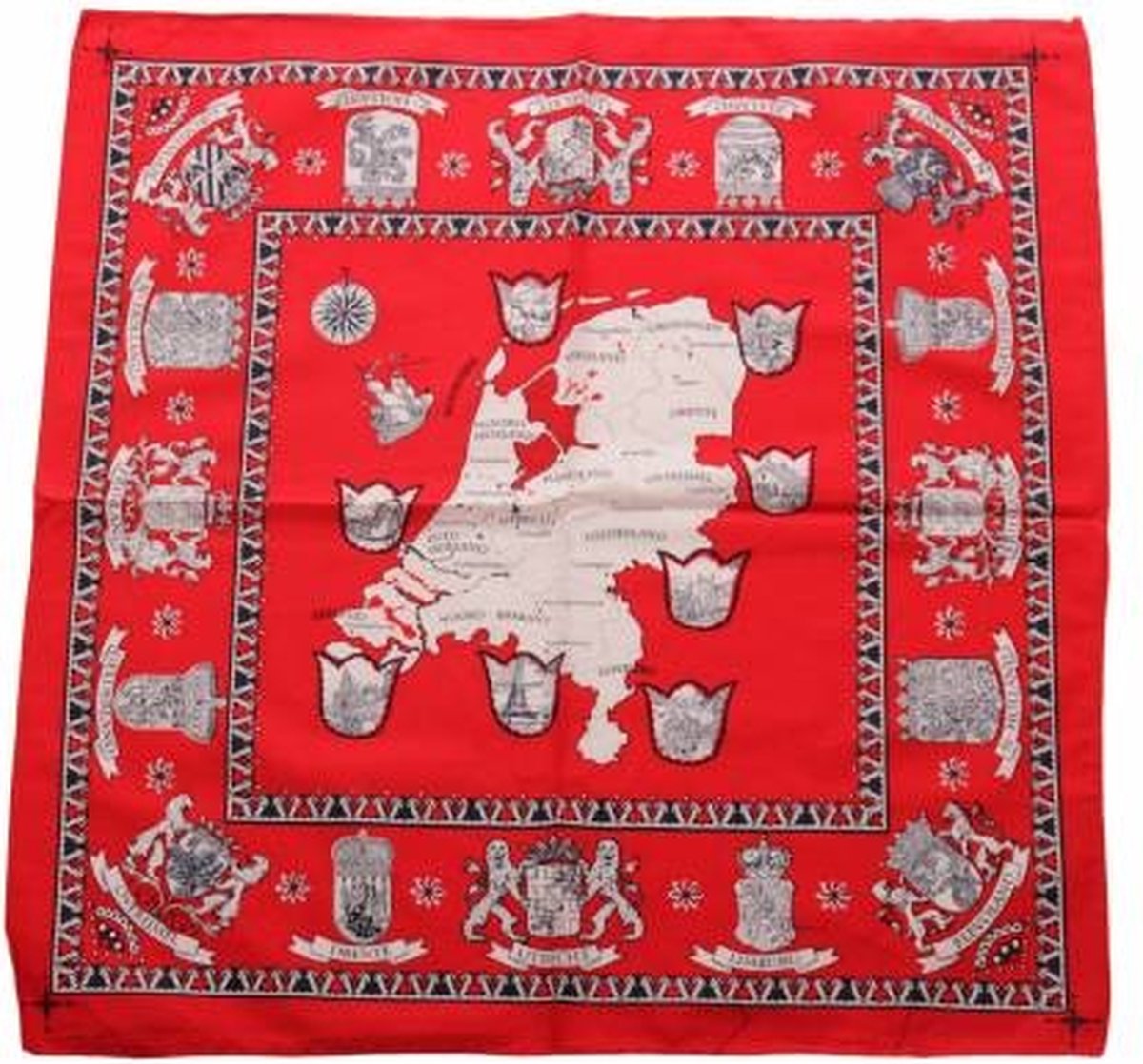 Goedkoopste Boeren zakdoek rood Nederland 55 x 55 cm