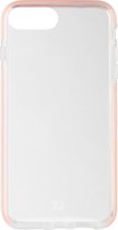 Xqisit Mitico Bumper TPU iPhone 6 Plus 6s Plus 7 Plus 8 Plus hoesje - Doorzichtig Roze
