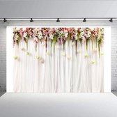 2.1mx 1.5m Bloemmuur Simulatie Bruiloft Thema Feestarrangement Fotografie Achtergronddoek (W092)