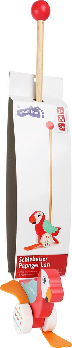 small foot - Push-along Animal Parrot "Lori" van Small Foot — afbeelding 2