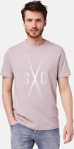 Silvercreek  Flax T-shirt  Mannen Purple Lilac