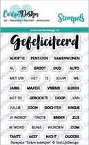 Clear Stamps Extra Tekstjes (CDST0045)
