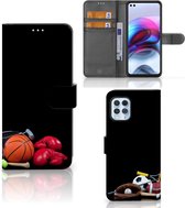 GSM Hoesje Motorola Moto G100 Bookcover Ontwerpen Voetbal, Tennis, Boxing… Sports