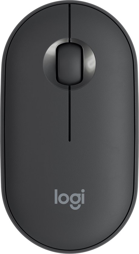 Logitech Pebble M350 - Draadloze Muis - Bluetooth - Zwart