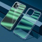 Dazzle Color TPU + PC Transparante beschermhoes voor iPhone 11 Pro Max (groen licht)