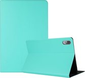 Lenovo Tab P11 Pro Gen 1 Hoes - Mobigear - Folio 3 Serie - Kunstlederen Bookcase - Turquoise - Hoes Geschikt Voor Lenovo Tab P11 Pro Gen 1