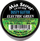 Dusty Glitter Electric Green