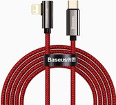 Baseus Legend Series USB-C naar Apple Lightning Kabel 20W Rood 1M