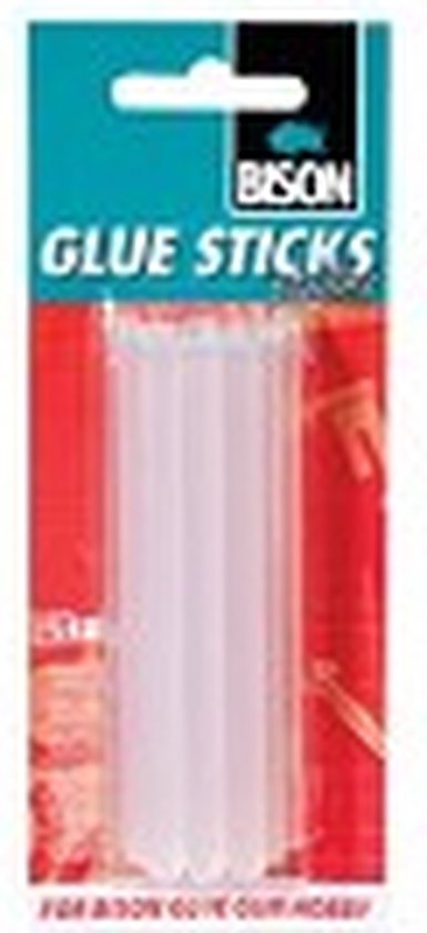 12x bâtons de colle Bison Hobby Colle transparente 12 pièces