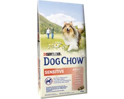 Dog Chow Adult Sensitive - Hondenvoer Zalm - 14 kg