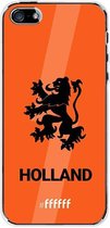 6F hoesje - geschikt voor iPhone SE (2016) -  Transparant TPU Case - Nederlands Elftal - Holland #ffffff