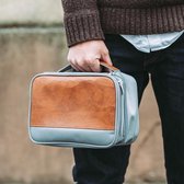 Opbergtas voor digitale accessoires Muis met twee compartimenten met grote capaciteit Datakabel Beschermtas Afwerkingsdoos, specificatie: Extra groot (zilvergrijs)