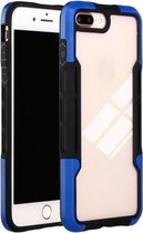 TPU + pc + acryl 3 in 1 schokbestendige beschermhoes voor iPhone 8 Plus / 7 Plus (blauw)