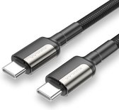 KUULAA KL-X32 100W 5A Type-C / USB-C naar Type-C / USB-C PD Aluminium oplaadgegevenskabel, lengte: 1m (aanslag)