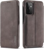 Voor Samsung Galaxy A72 5G LC.IMEEKE Hon Ancient Series Horizontale flip lederen tas met houder en kaartsleuf (koffie)