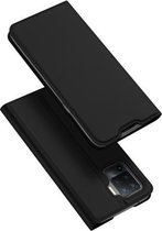 Voor Oppo Reno5 F DUX DUCIS Skin Pro Series Horizontale Flip PU + TPU lederen tas met houder en kaartsleuven (zwart)